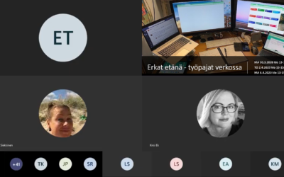 Erkat etänä -verkkotyöpajoissa huippumäärä osallistujia