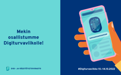 Digiturva on tekoja – olemme mukana Digiturvaviikolla 10.–14.10.