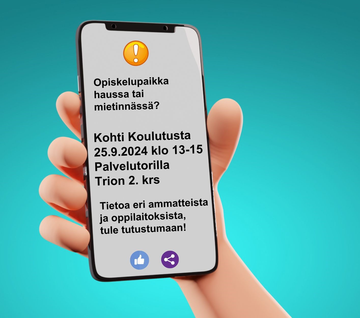 Kohti koulutusta tapahtuman mainoskuva.