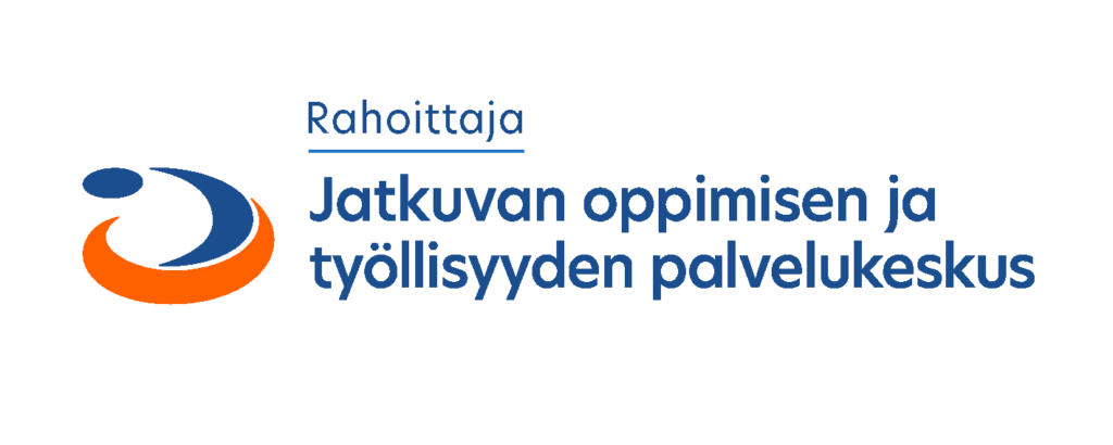 Rahoittaja Jatkuvan oppimisen ja työllisyyden palvelukeskus -logo.